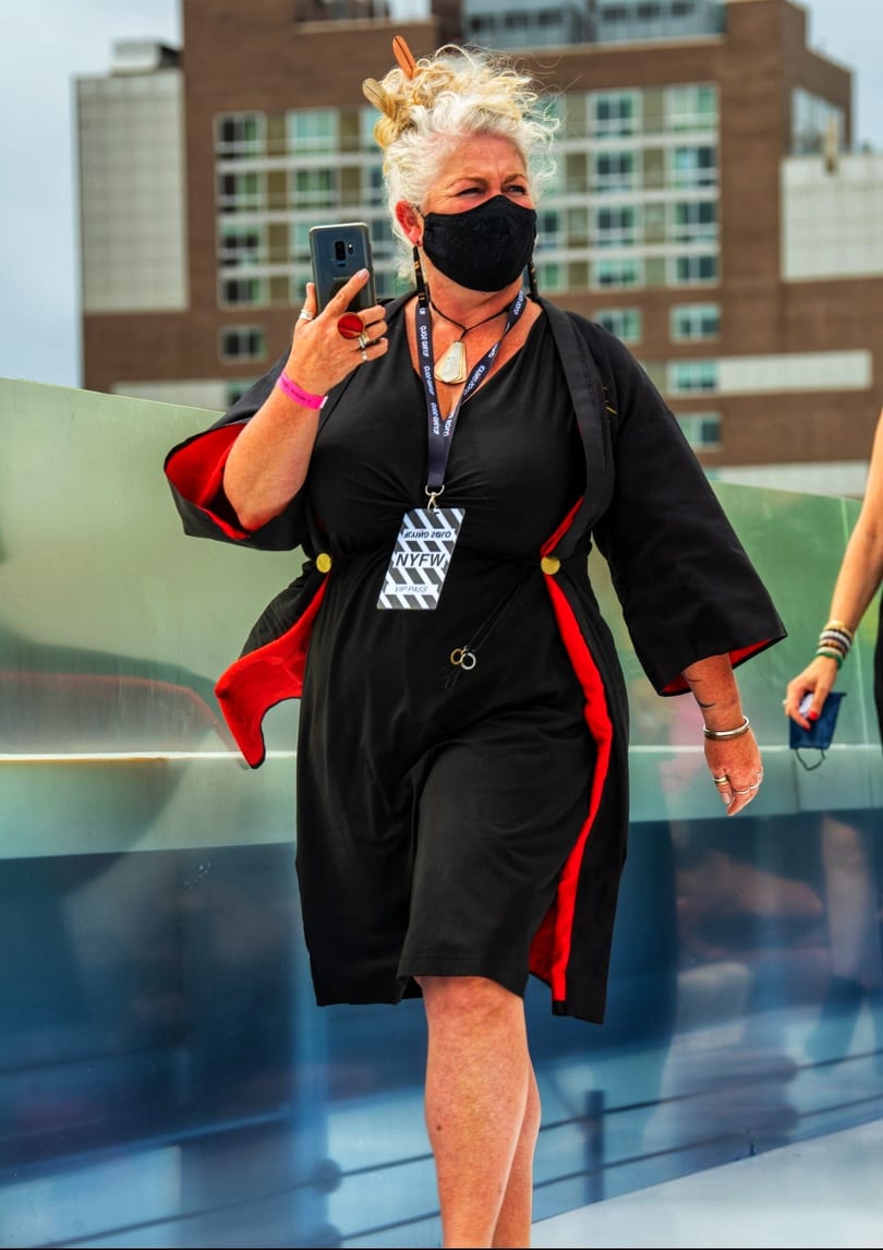 walking the runway at NYFW, 2020